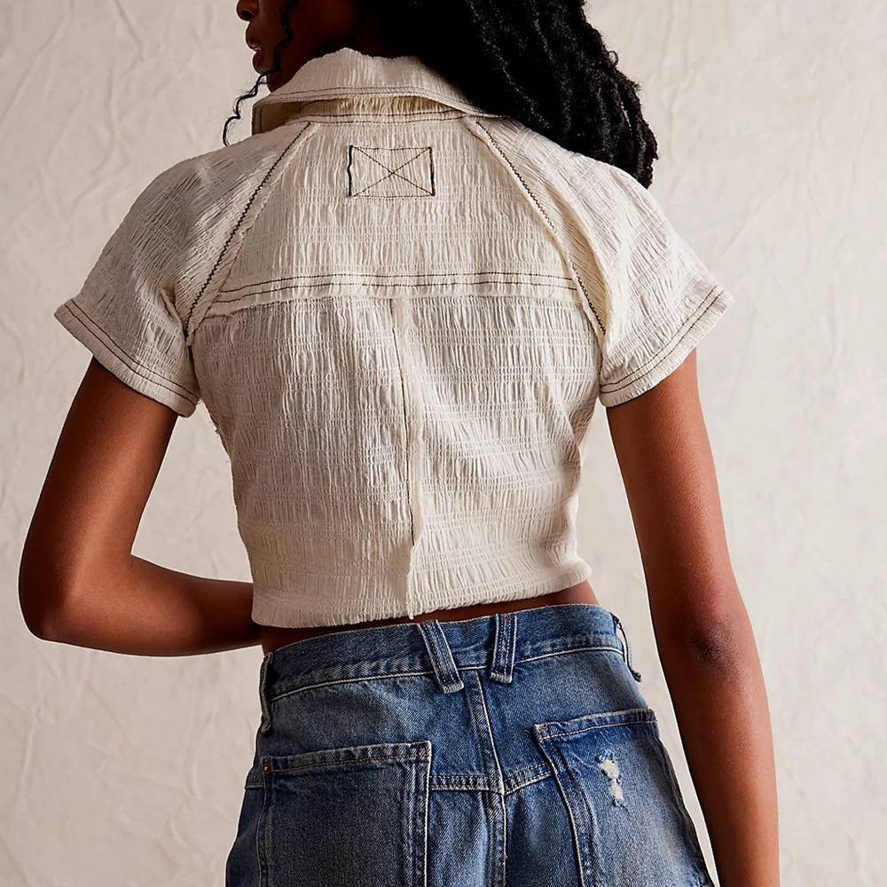 Free People We the Free Now or Never Denim Short - Picture 3 of 3